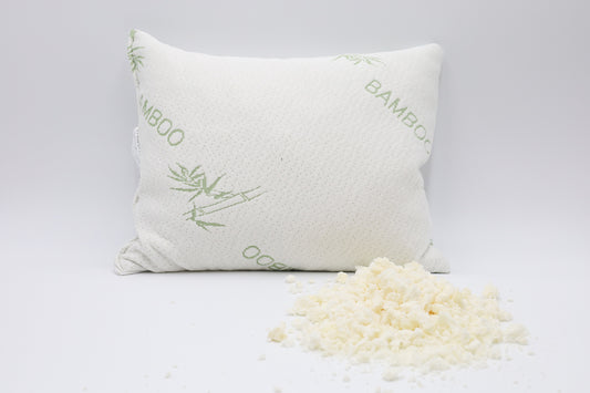 Travel Size Pillow Organic Shredded Latex - Organic Textiles