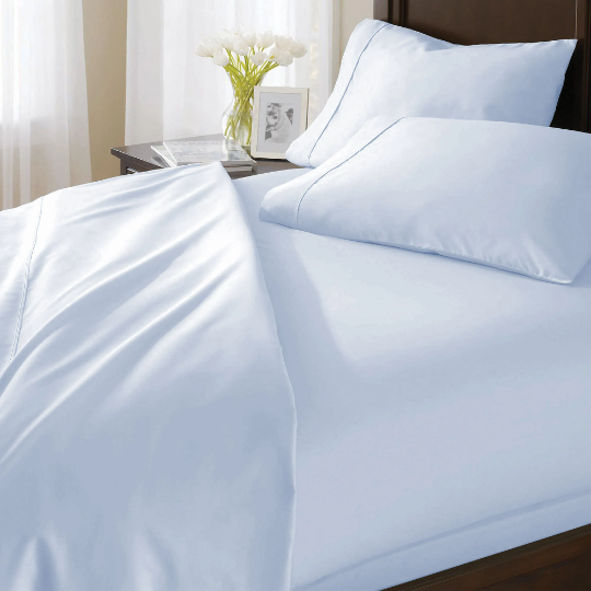 Organic Cotton Bed Sheet Set, 350 TC [GOTS Certified] - Organic Textiles