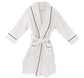 Breathable cotton bathrobe